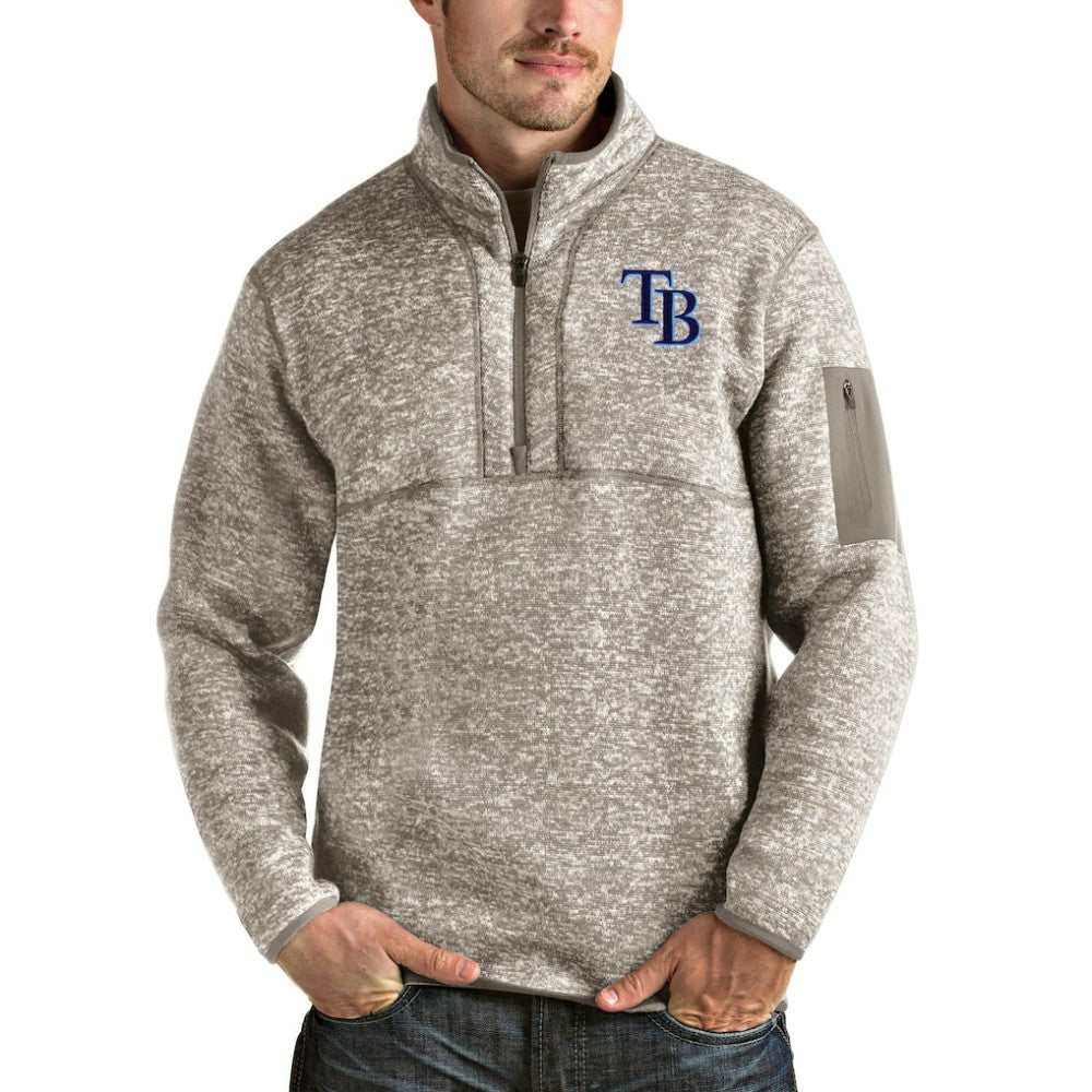 Tampa Bay Rays Antigua Fortune Quarter-Zip Pullover Jacket for sale