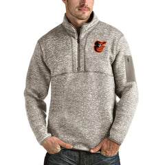 Baltimore Orioles Antigua Fortune Quarter-Zip Pullover Jacket Outlet