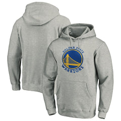 Golden State Warriors Alternate Logo Pullover Hoodie Heather Gray