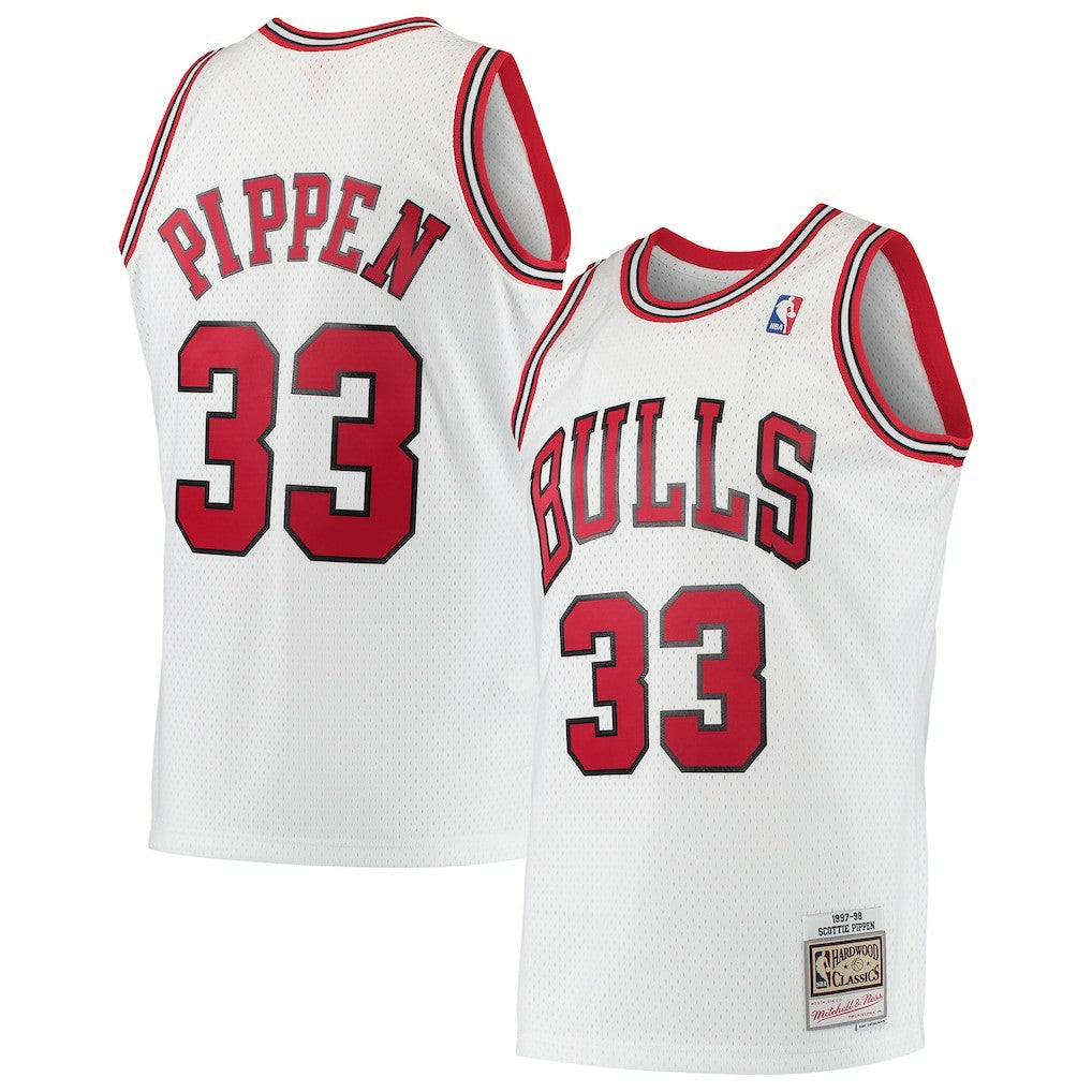 Mitchell & Ness Scottie Pippen Chicago Bulls Hardwood Classics Swingman Jersey White