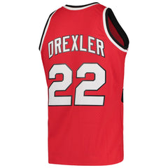 Mitchell & Ness Clyde Drexler Portland Trail Blazers 1983/84 Hardwood Classics Swingman Jersey Red