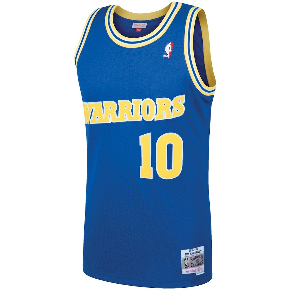 Mitchell & Ness Tim Hardaway Golden State Warriors 1990/91 Hardwood Classics Swingman Jersey Royal