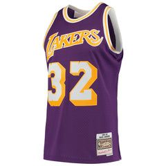 Mitchell & Ness Magic Johnson Los Angeles Lakers 1984/85 Hardwood Classics Swingman Jersey Purple
