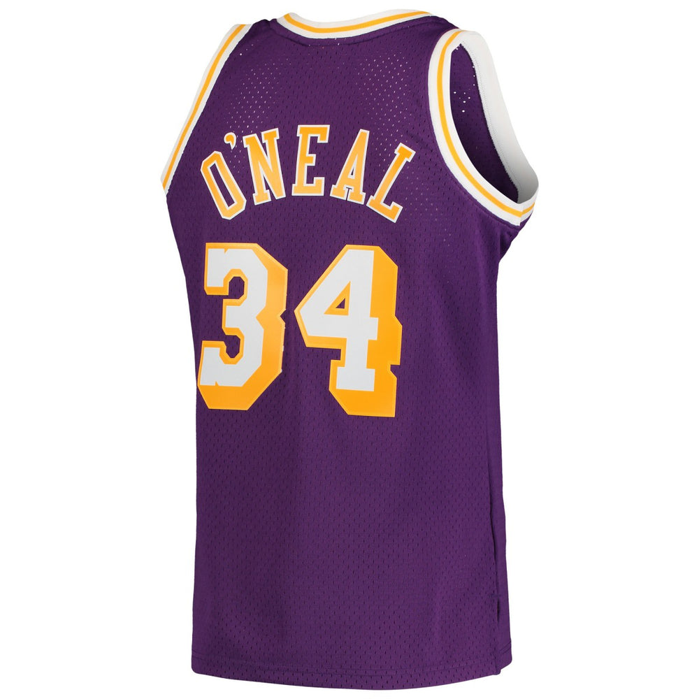 Mitchell & Ness Shaquille O'Neal Los Angeles Lakers Hardwood Classics Swingman Jersey Purple