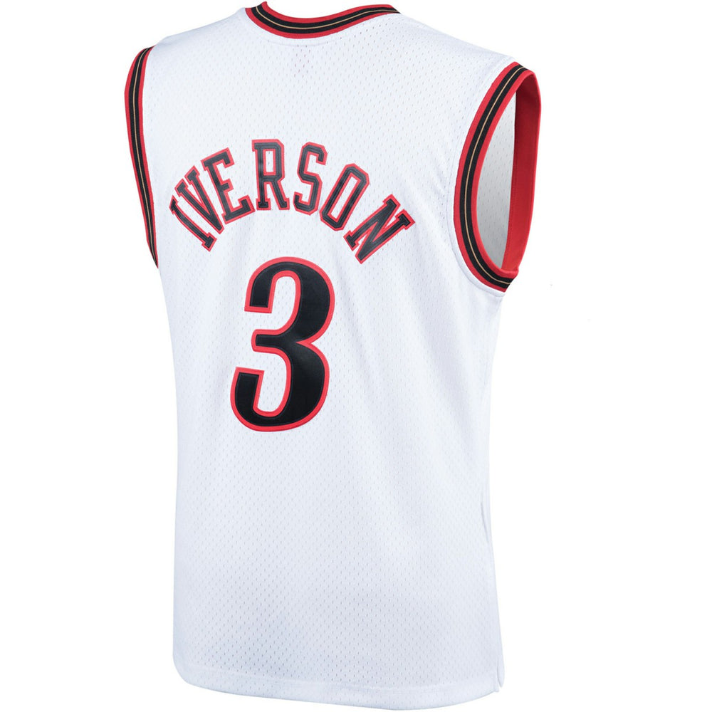 Mitchell & Ness Allen Iverson Philadelphia 76ers Hardwood Classics Swingman Jersey White