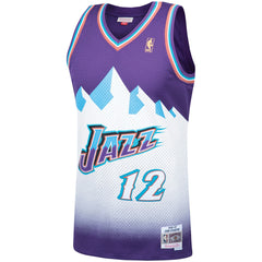 Mitchell & Ness John Stockton Utah Jazz Hardwood Classics Swingman Jersey Purple
