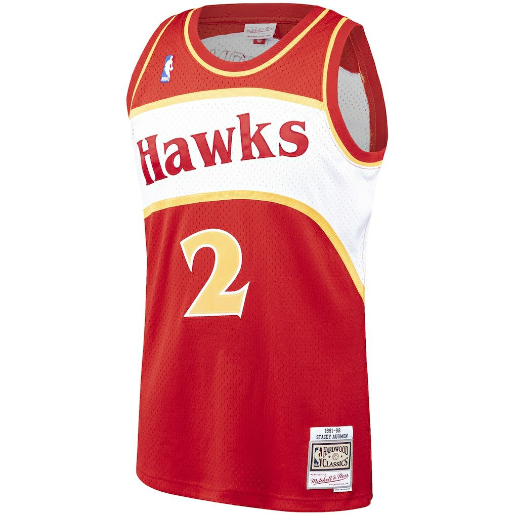 Mitchell & Ness Stacey Augmon Atlanta Hawks 1991/92 Hardwood Classics Swingman Jersey Red