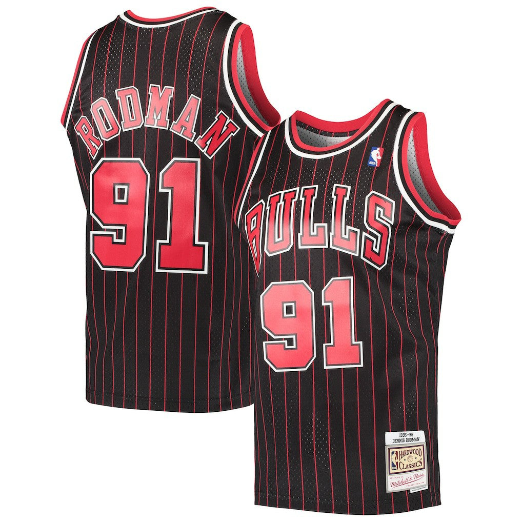 Mitchell & Ness Dennis Rodman Chicago Bulls Hardwood Classics Swingman Jersey Black