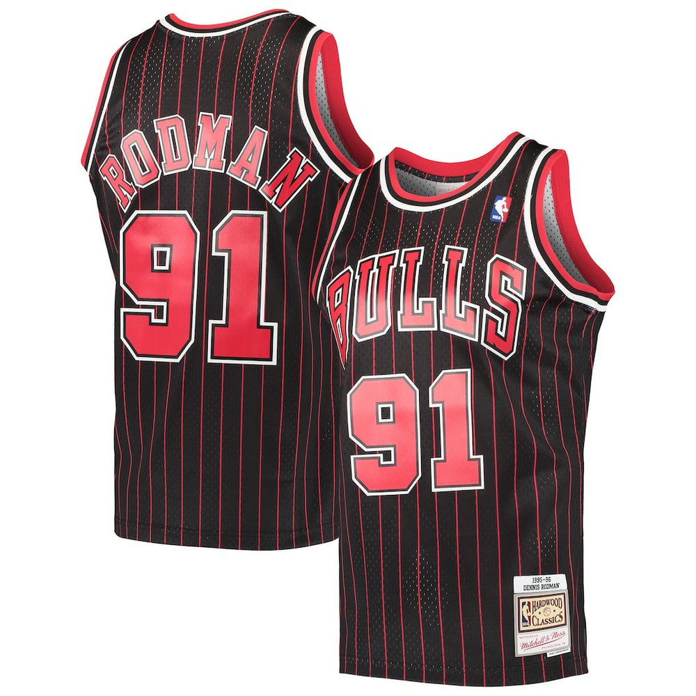 Mitchell & Ness Dennis Rodman Chicago Bulls Hardwood Classics Swingman Jersey Black