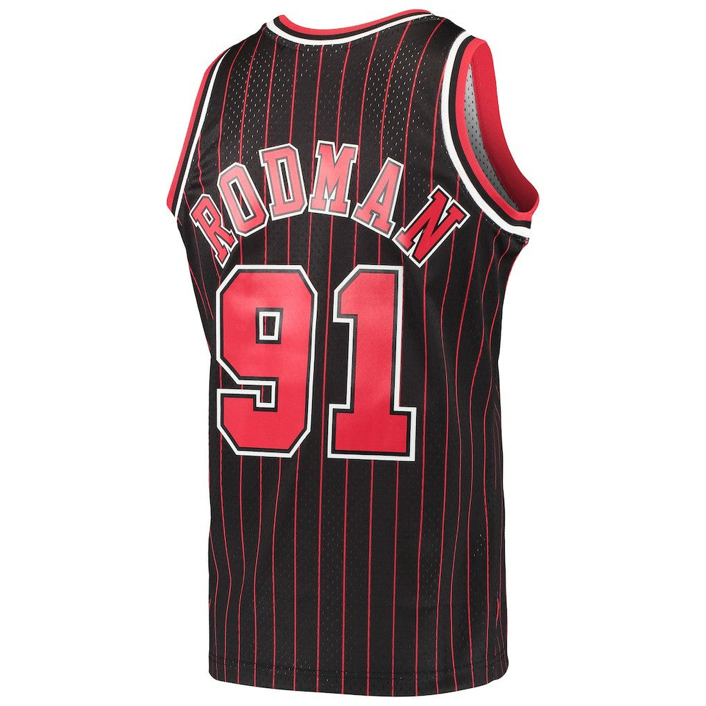 Mitchell & Ness Dennis Rodman Chicago Bulls Hardwood Classics Swingman Jersey Black