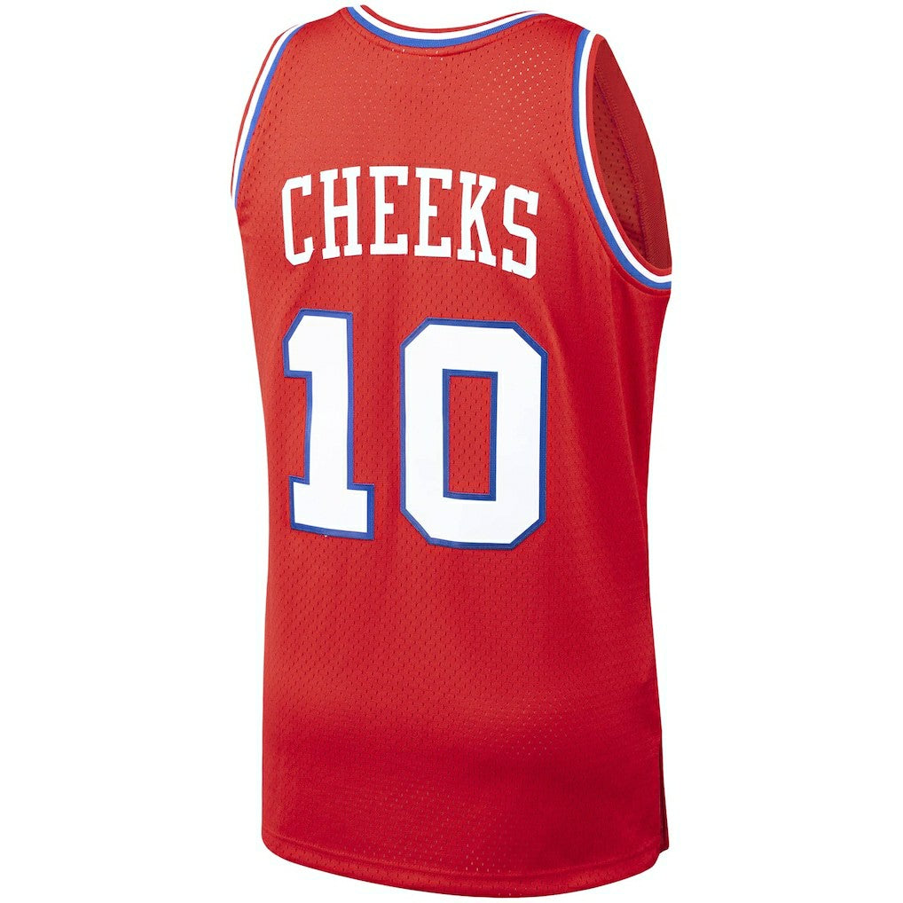 Mitchell & Ness Maurice Cheeks Philadelphia 76ers Hardwood Classics Swingman Jersey Red