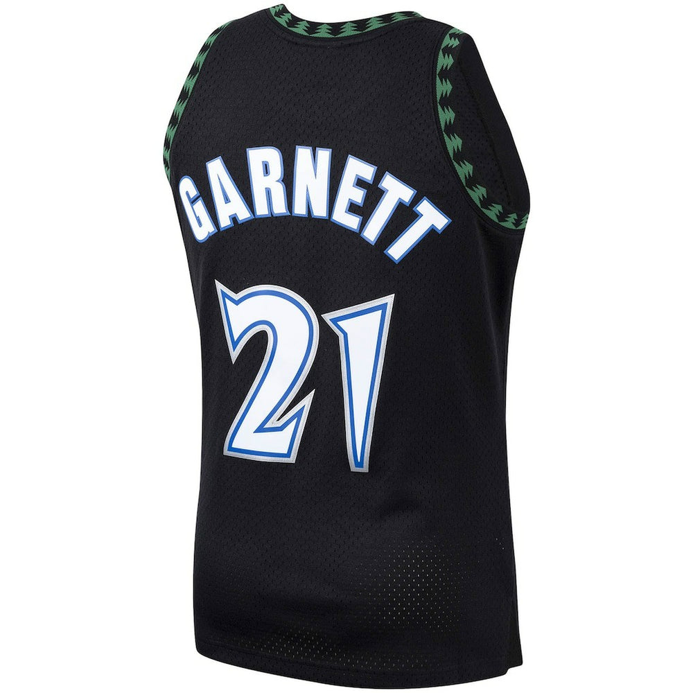 Mitchell & Ness Kevin Garnett Minnesota Timberwolves Hardwood Classics Swingman Jersey Black