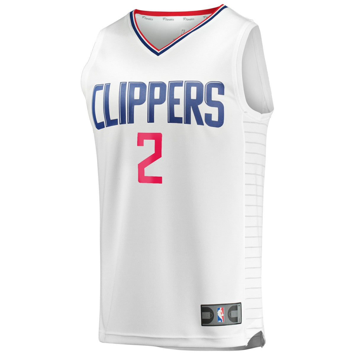 Fanatics Kawhi Leonard LA Clippers Fast Break Replica Player Jersey White Association Edition