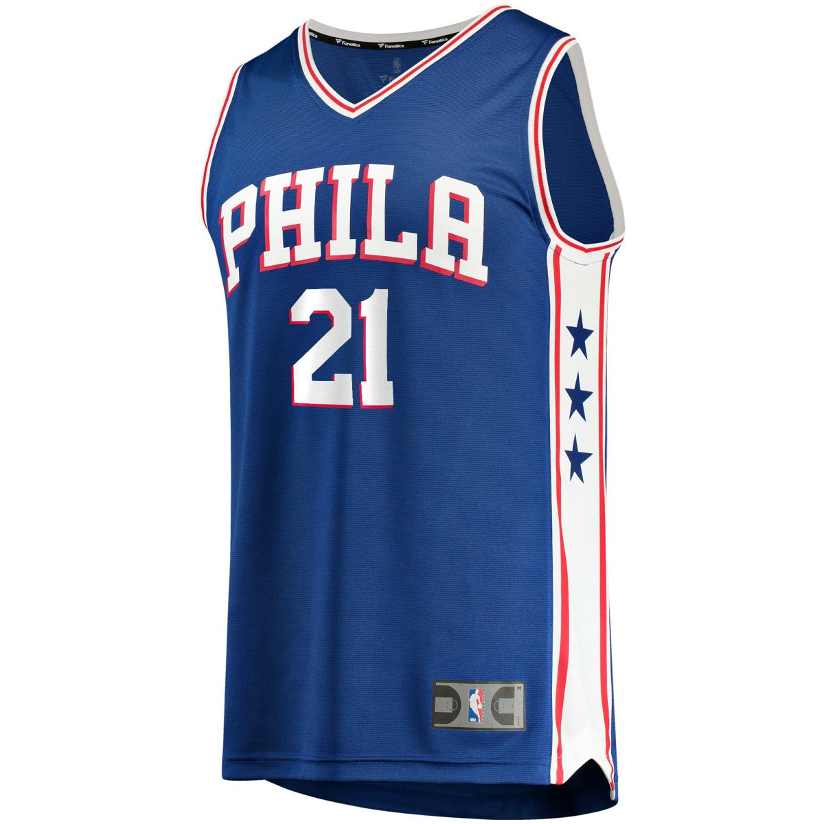 Fanatics Joel Embiid Philadelphia 76ers Fast Break Replica Player Jersey Icon Edition Royal