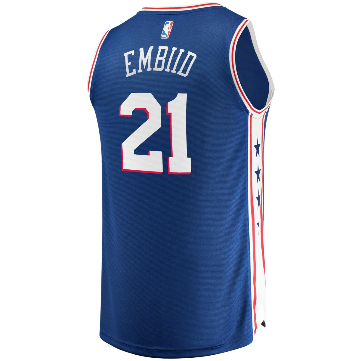 Fanatics Joel Embiid Philadelphia 76ers Fast Break Replica Player Jersey Icon Edition Royal