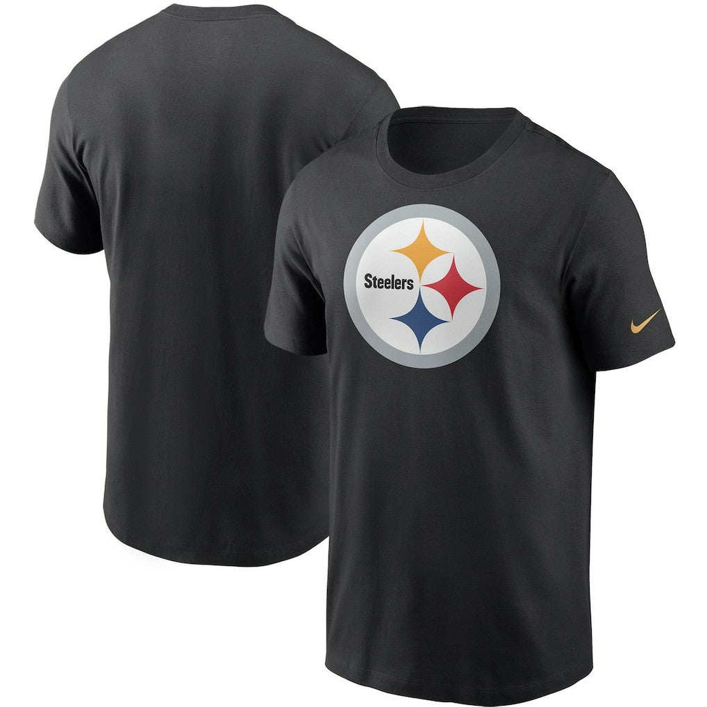 Pittsburgh Steelers Primetime Logo Essential T-Shirt - Black - Nike