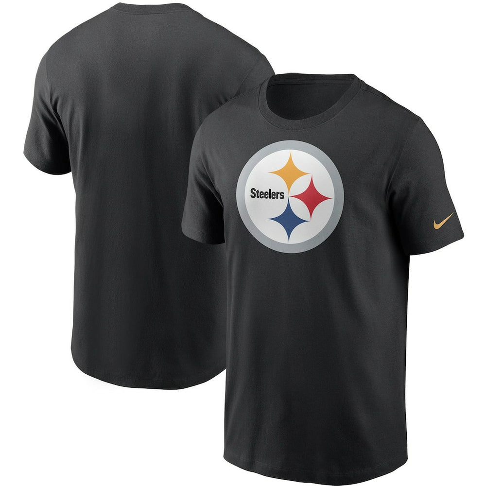 Pittsburgh Steelers Primetime Logo Essential T-Shirt - Black - Nike