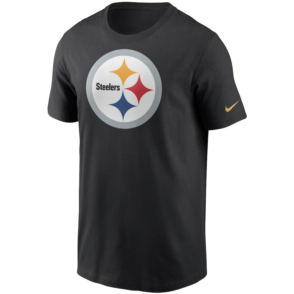 Pittsburgh Steelers Primetime Logo Essential T-Shirt - Black - Nike