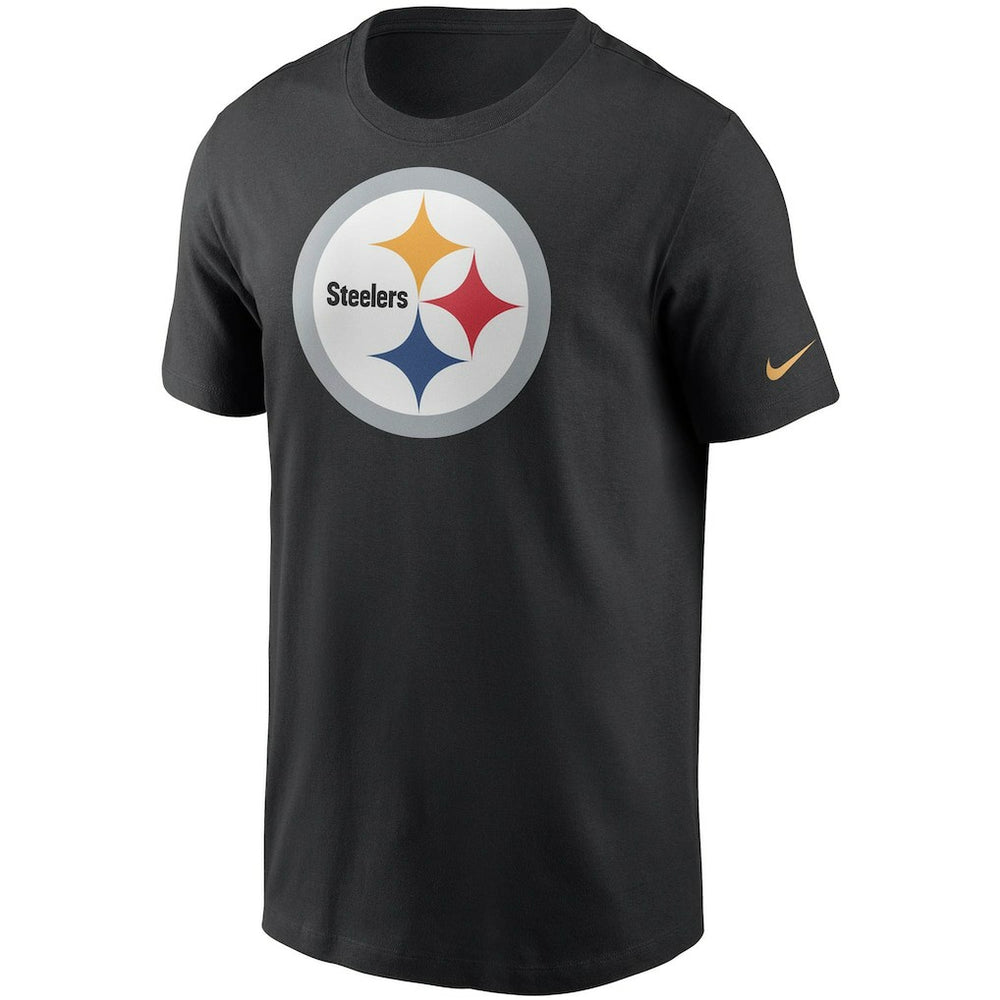 Pittsburgh Steelers Primetime Logo Essential T-Shirt - Black - Nike