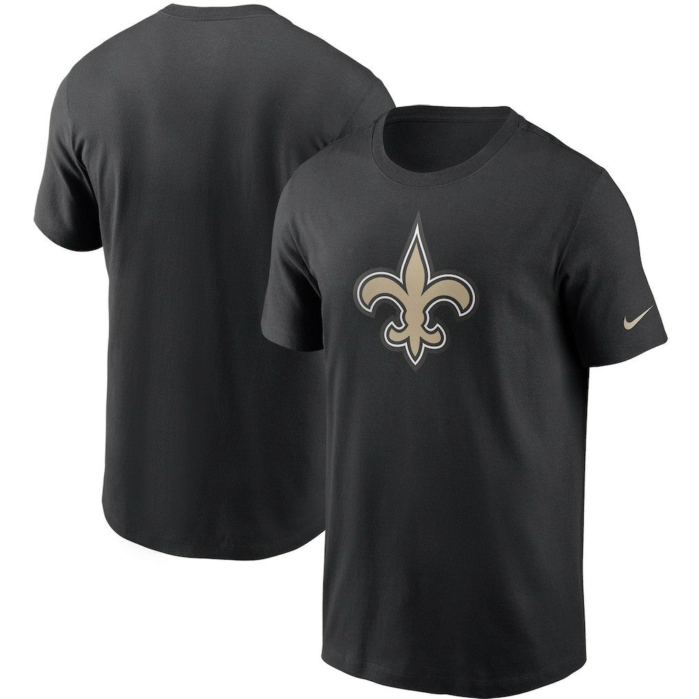 New Orleans Saints Primetime Logo Essential T-Shirt - Black - Nike