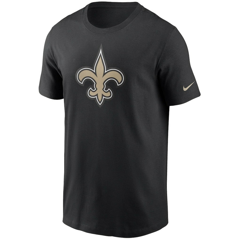New Orleans Saints Primetime Logo Essential T-Shirt - Black - Nike