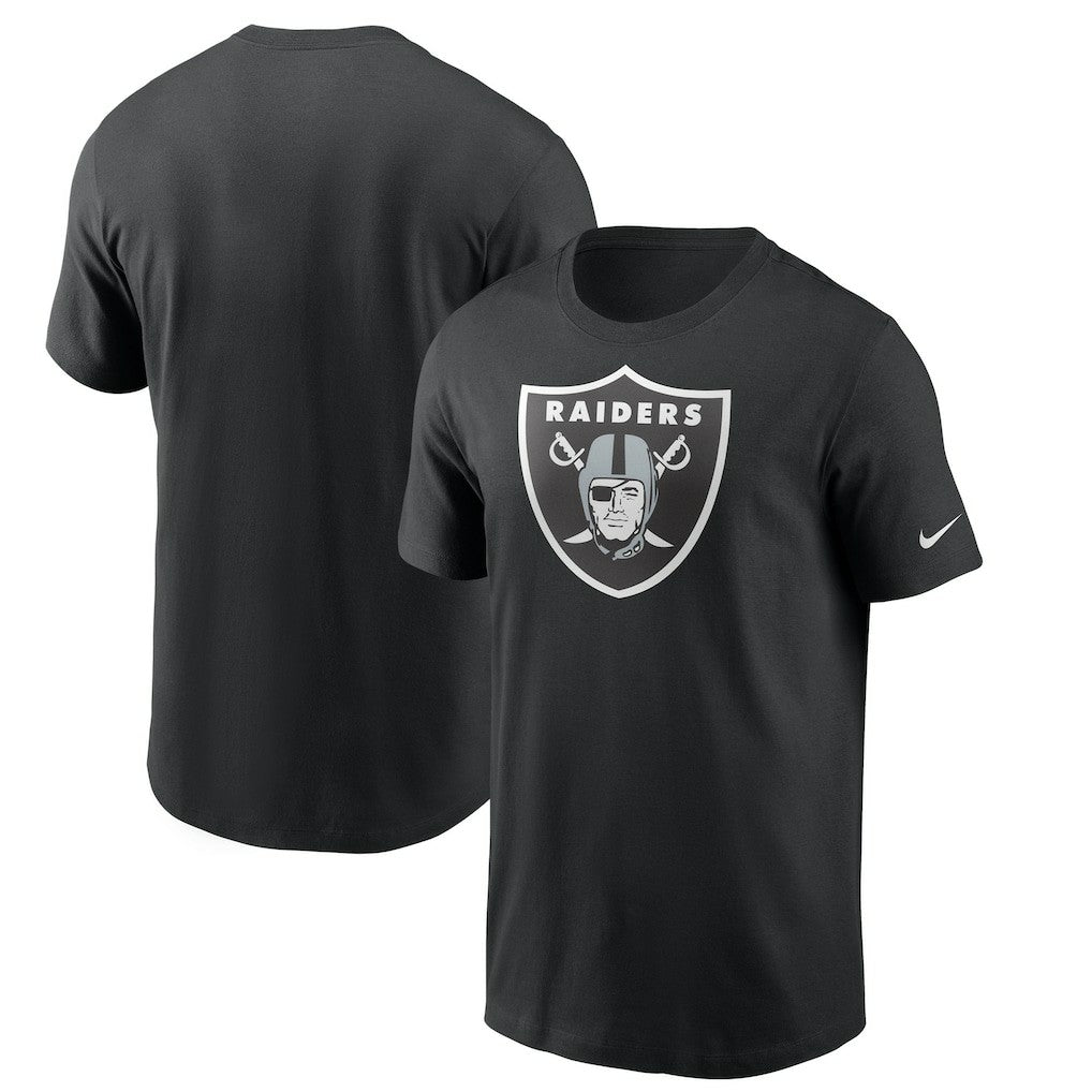 Las Vegas Raiders Primetime Logo Essential T-Shirt - Black - Nike