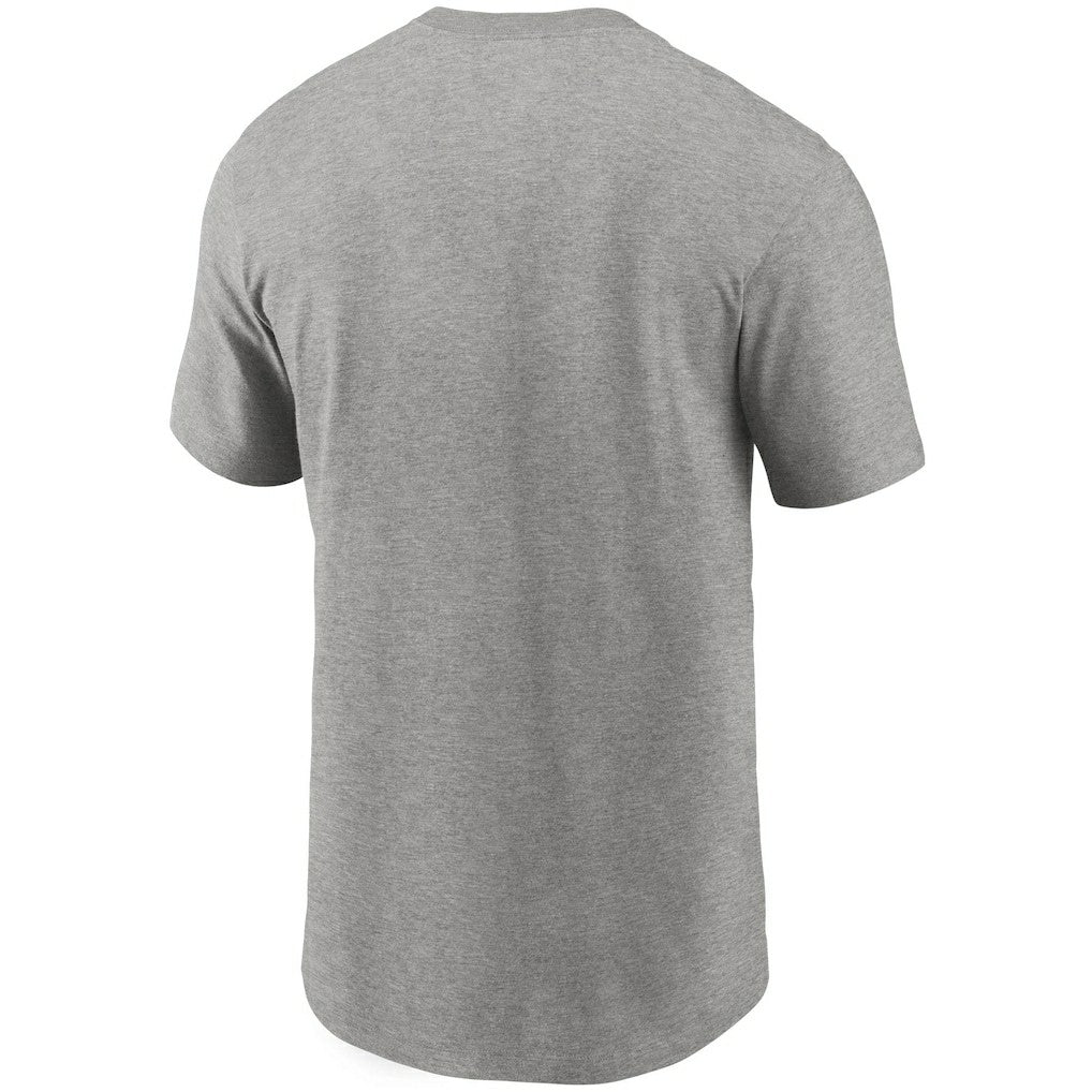 New Orleans Saints Primetime Logo Essential T-Shirt - Heather Gray - Nike