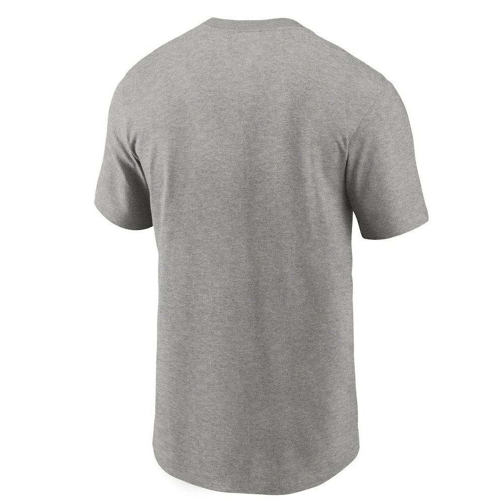 Las Vegas Raiders Primetime Logo Essential T-Shirt - Heather Gray - Nike