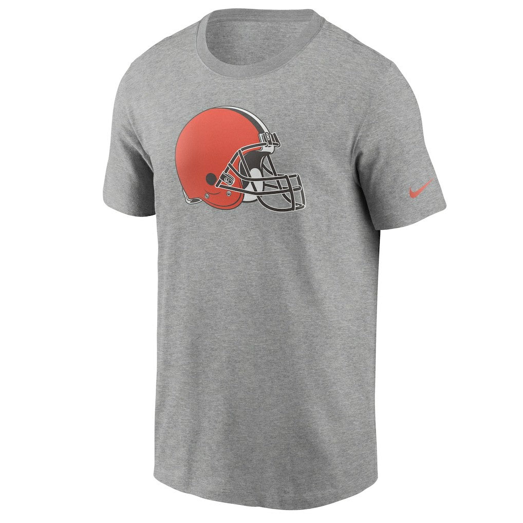 Cleveland Browns Primetime Logo Essential T-Shirt - Heather Gray - Nike