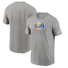 Los Angeles Rams Primetime Logo Essential T-Shirt - Heather Gray - Nike