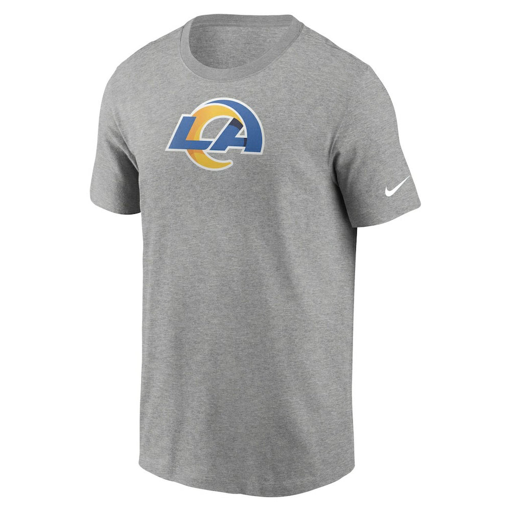 Los Angeles Rams Primetime Logo Essential T-Shirt - Heather Gray - Nike
