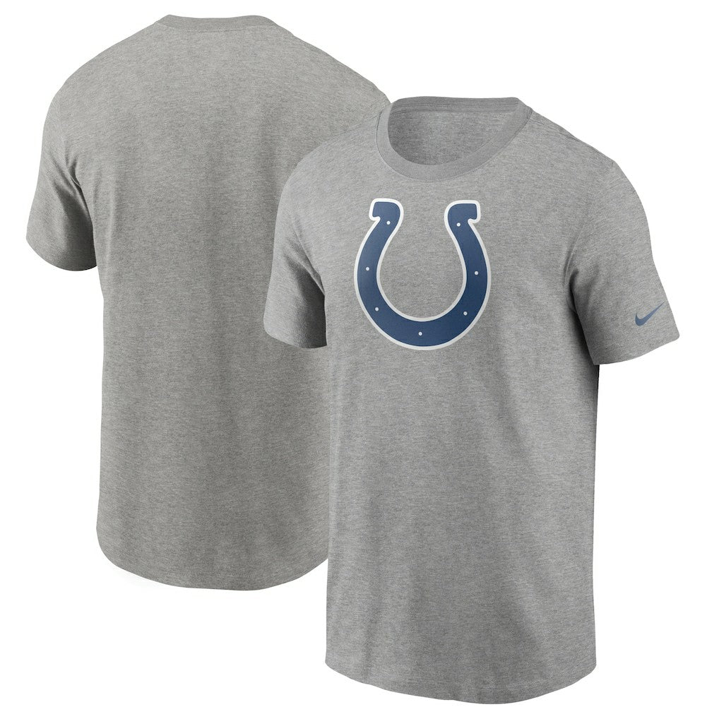 Indianapolis Colts Primetime Logo Essential T-Shirt - Heather Gray - Nike