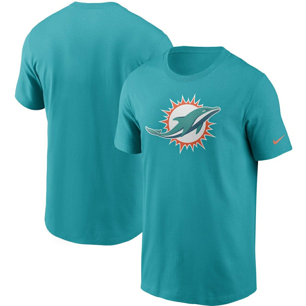 Miami Dolphins Primetime Logo Essential T-Shirt - Aqua - Nike