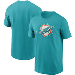 Miami Dolphins Primetime Logo Essential T-Shirt - Aqua - Nike