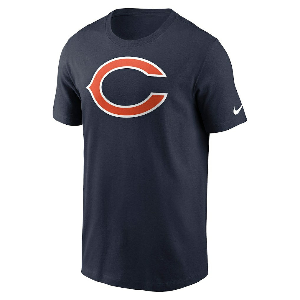 Chicago Bears Primetime Logo Essential T-Shirt - Navy - Nike