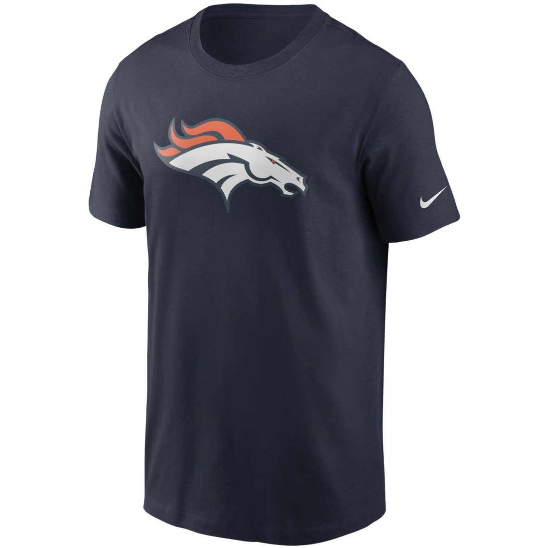 Denver Broncos Primetime Logo Essential T-Shirt - Navy - Nike
