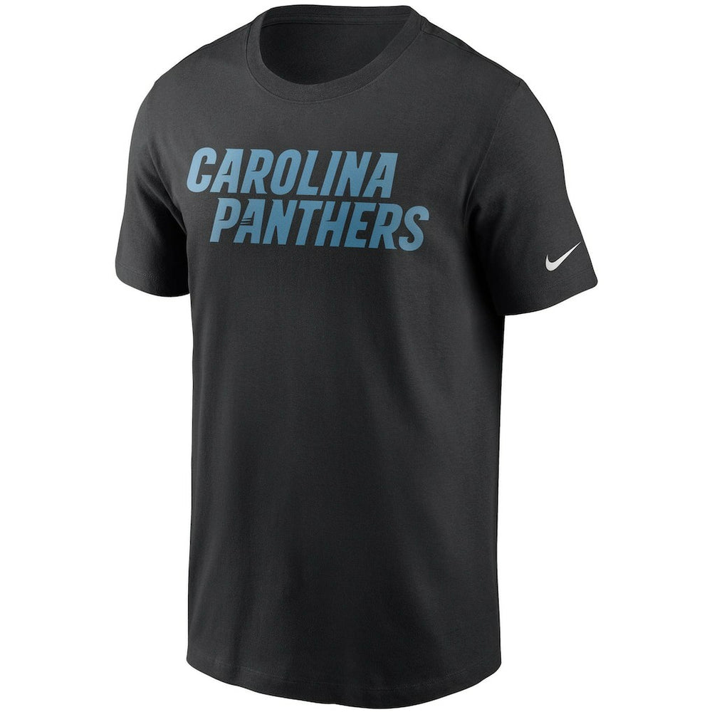 Carolina Panthers Team Wordmark T-Shirt - Black - Nike