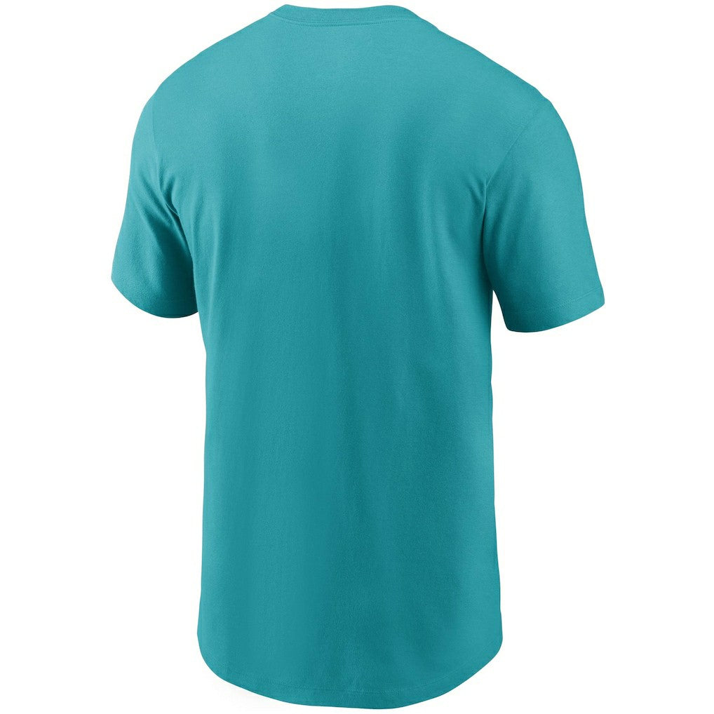 Miami Dolphins Team Wordmark T-Shirt - Aqua - Nike