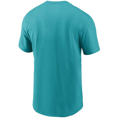 Miami Dolphins Team Wordmark T-Shirt - Aqua - Nike