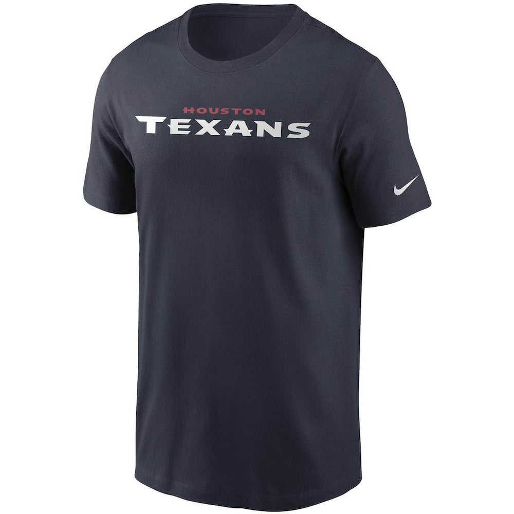 Houston Texans Team Wordmark T-Shirt - Navy - Nike