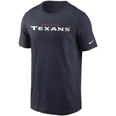 Houston Texans Team Wordmark T-Shirt - Navy - Nike
