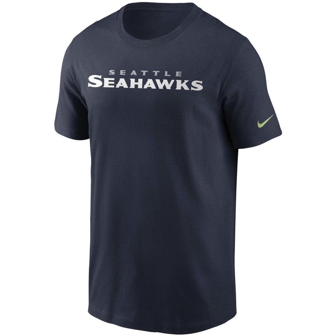 Seattle Seahawks Team Wordmark T-Shirt - College Navy - Nike