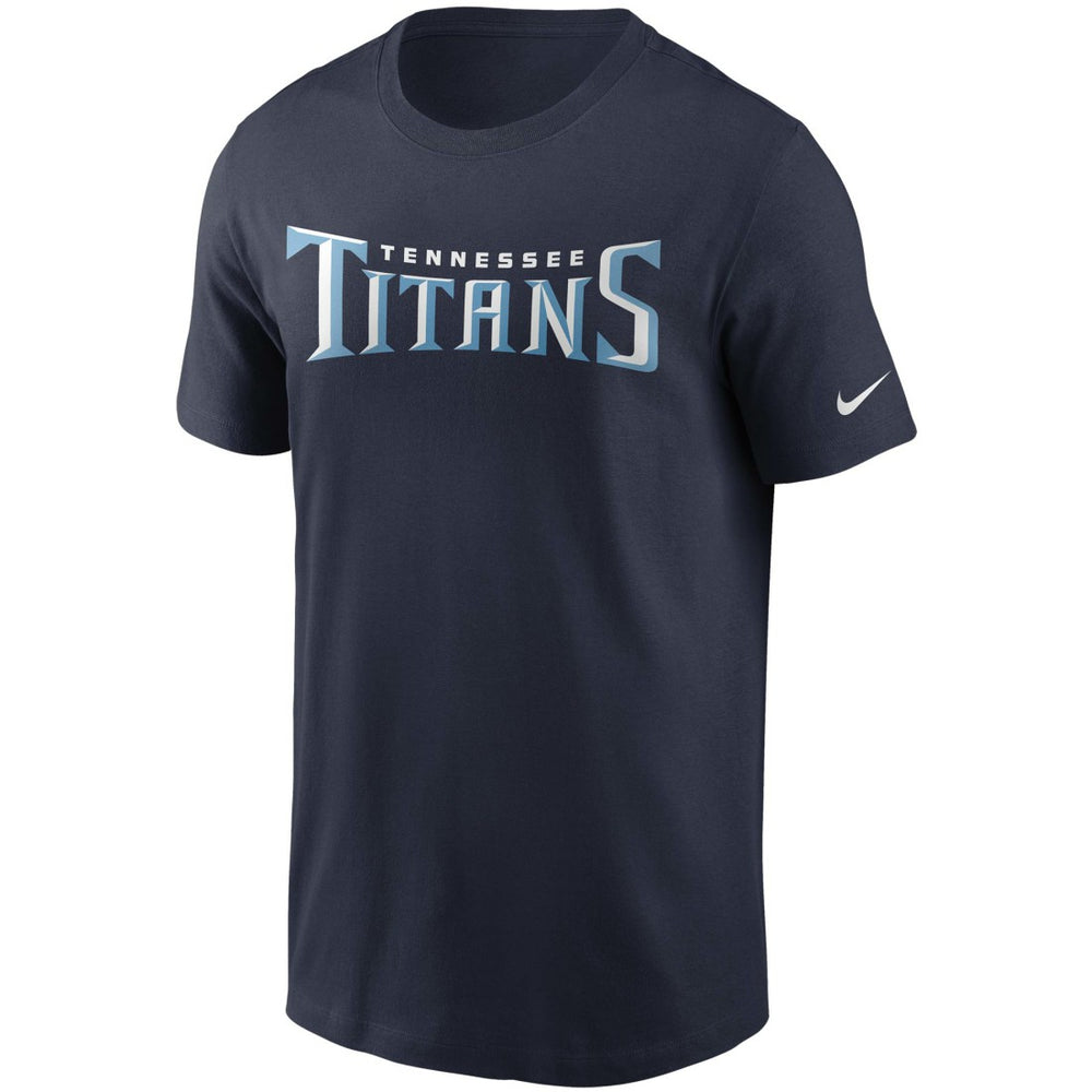 Tennessee Titans Team Wordmark T-Shirt - Navy - Nike