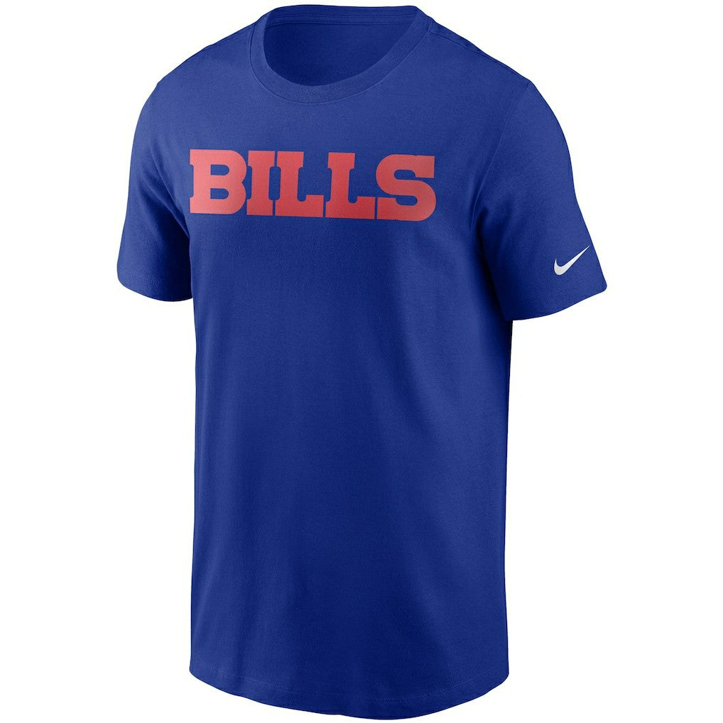 Buffalo Bills Team Wordmark T-Shirt - Royal - Nike
