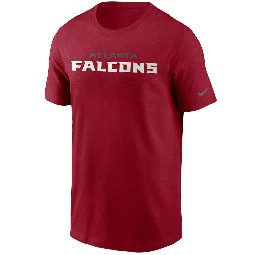 Atlanta Falcons Team Wordmark T-Shirt - Red - Nike