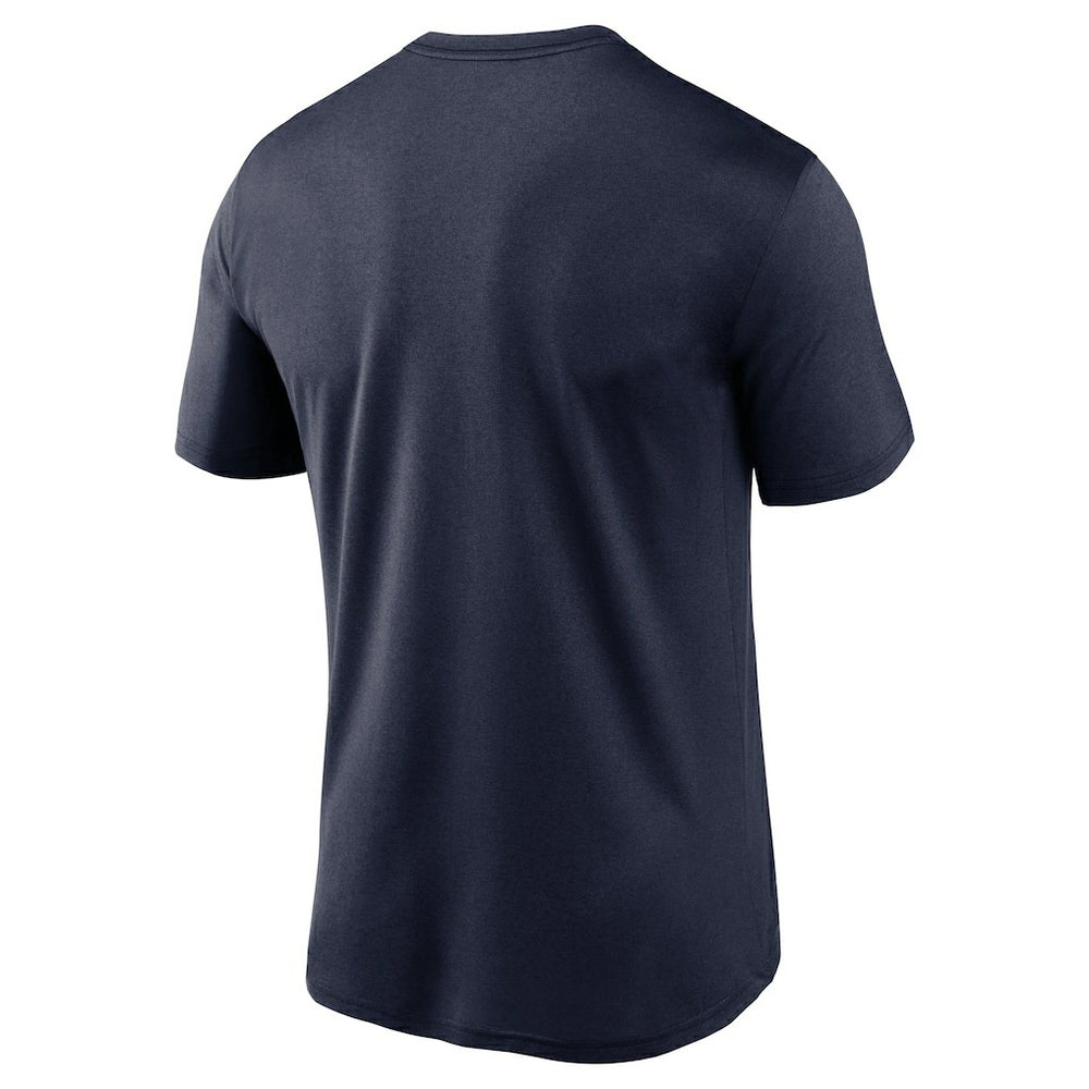 New England Patriots Wordmark Legend Performance T-Shirt - Navy - Nike