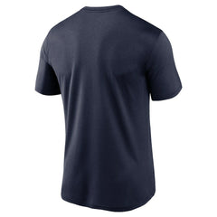 New England Patriots Wordmark Legend Performance T-Shirt - Navy - Nike