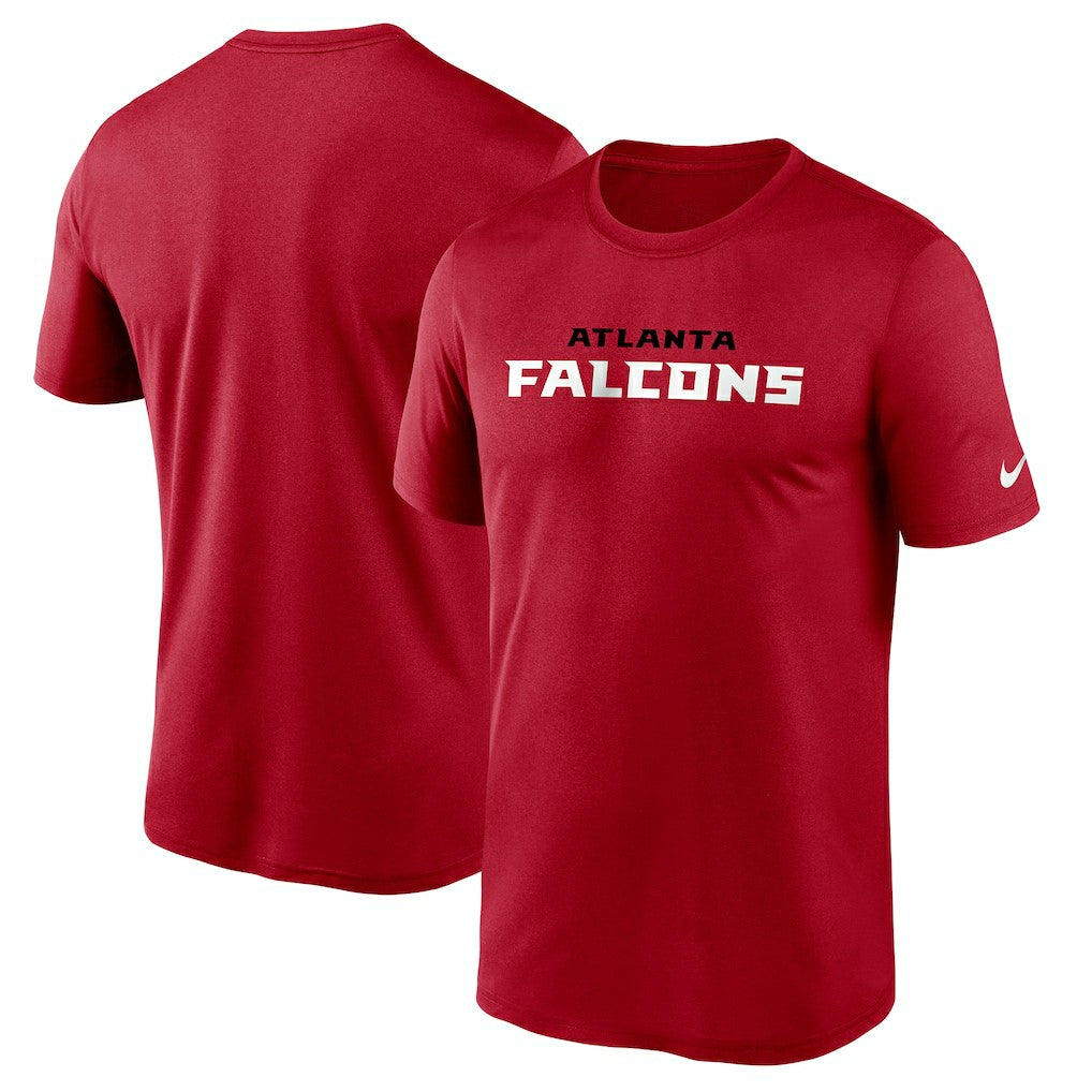 Atlanta Falcons Wordmark Legend Performance T-Shirt - Red - Nike