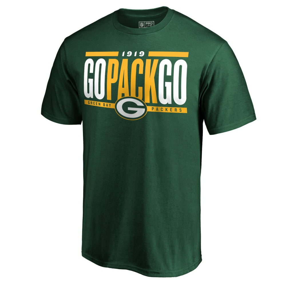 Green Bay Packers Hometown Refresh Go Pack Go T-Shirt - Green - NFL