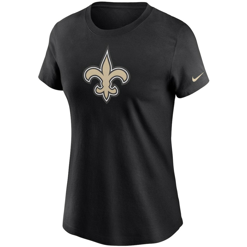 New Orleans Saints Women's Logo Essential T-Shirt - Black - Nike
